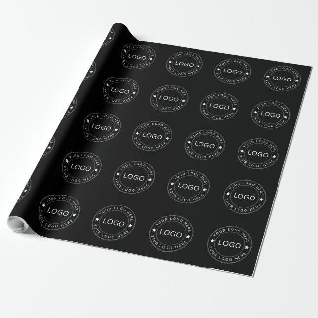 Papel De Presente Logotipo Personalizado (Desenrolado)