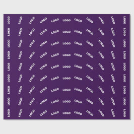 Papel De Presente Logotipo Único ou Qualquer Padrão de Imagem Carreg