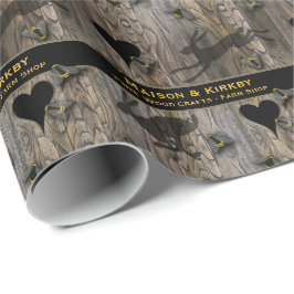 Papel De Presente Loja de artesanato de mel de fazenda de abelhas