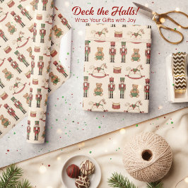 Papel De Presente Loja de Brinquedos Clássicos Natal