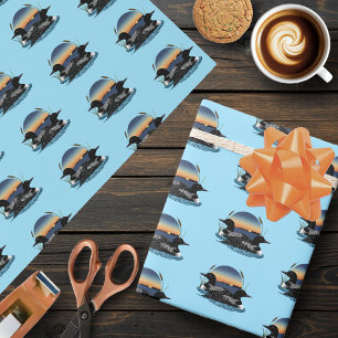 Papel De Presente Lon Casal Sunset Blue