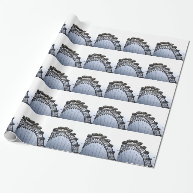 Papel De Presente London Eye (Desenrolado)
