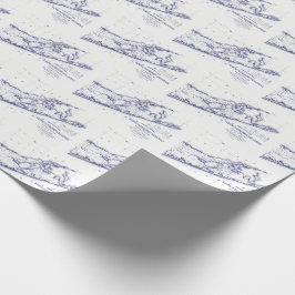 Papel De Presente Long Island O Mapa Hamptons VC 2