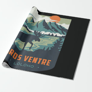 Papel De Presente Longa Lua de mel LOLOHO Gros Ventre Selvagem