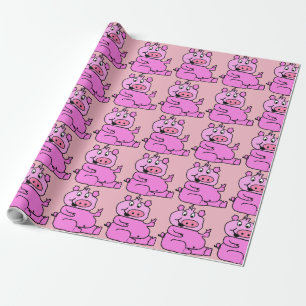 Papel De Presente Louca Senhora dos Porcos