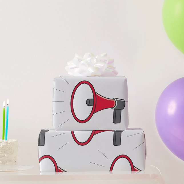 Papel De Presente Loud Megaphone (Criador carregado)