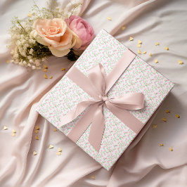 Papel De Presente Love Is In Bloom Pink Floral Bridal Shower