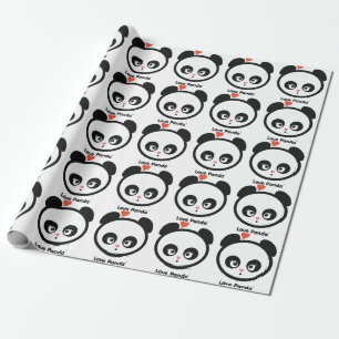 Papel De Presente Love Panda®