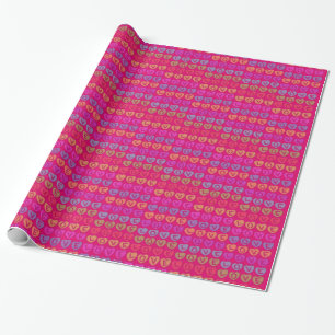Papel De Presente LOVE Pink Gift Wrap