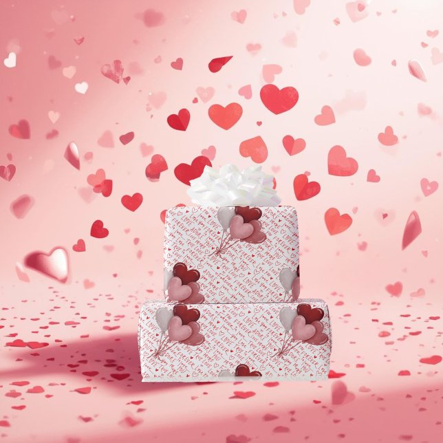 Papel De Presente Love Vibes Wrapping Paper (Criador carregado)