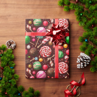Papel De Presente lovely sweet candydesign
