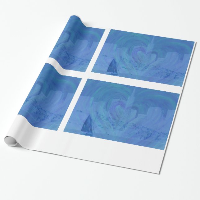 Papel De Presente Lovin San Francisco (Desenrolado)