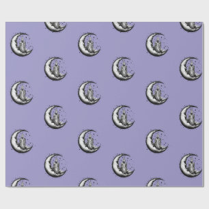 Papel De Presente Lua Iluminada por Velas