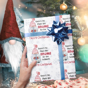 Papel De Presente LUGAR DE NOME COMO CASA FELIZ Natal