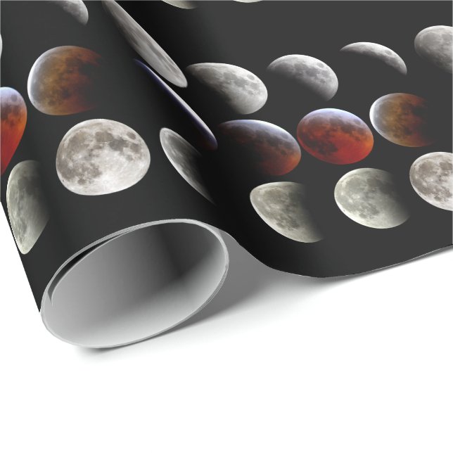 Papel De Presente Lunar eclipse (Ponta do rolo)