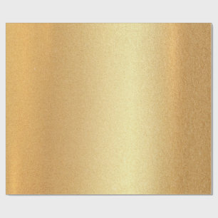 Papel De Presente Lustroso dourado moderno do brilho Dourado