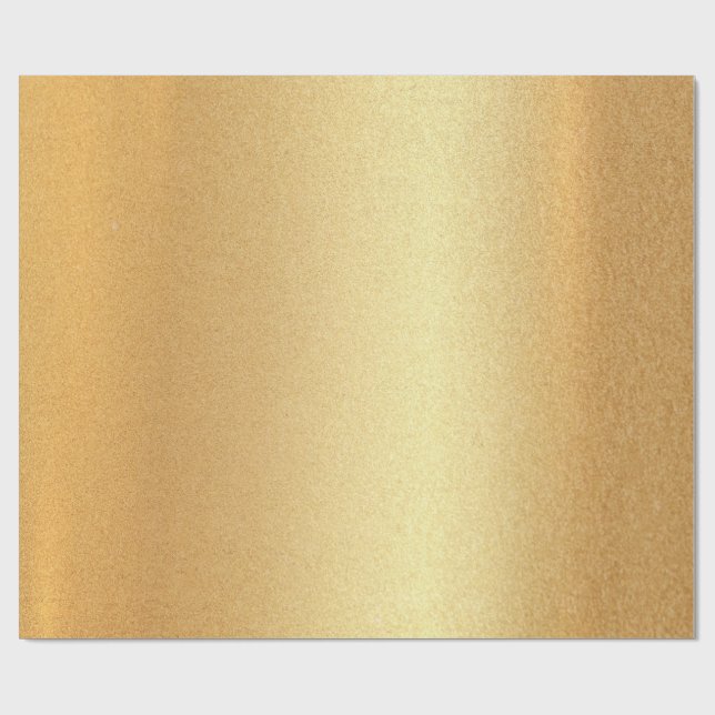 Papel De Presente Lustroso dourado moderno do brilho Dourado (Aberto)