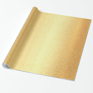 Papel De Presente Lustroso moderno do olhar Dourado brilhante à moda