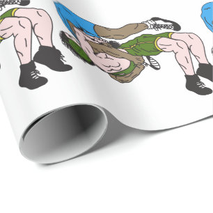 Papel De Presente Lutadores