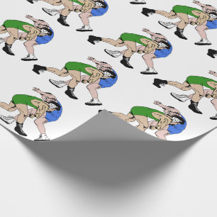 Papel De Presente Lutadores