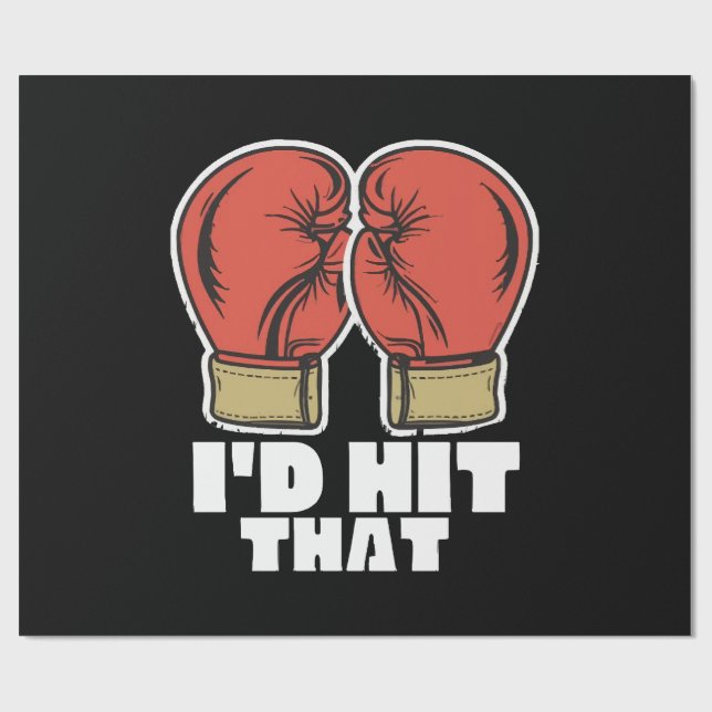 Papel De Presente Luvas de boxe (Aberto)