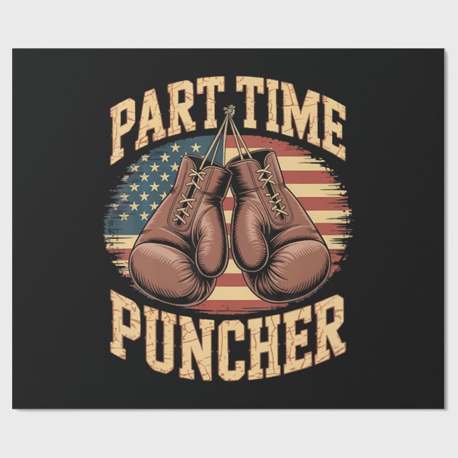 Papel De Presente Luvas de Boxe Part Time Puncher (Aberto)