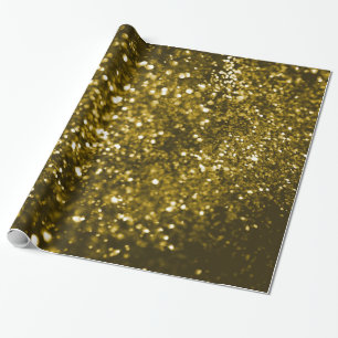 PAPEL DE PRESENTE LUXE DOURADO SHIMMER OLHA O TRABALHO DO PAPEL DE T