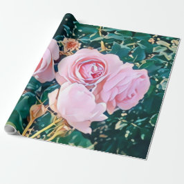 Papel De Presente luxe romantic flowers botanical wallpaper