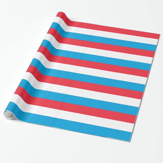 Papel De Presente Luxemburgo - Lëtzebuerg - Luxemburgo (Desenrolado)