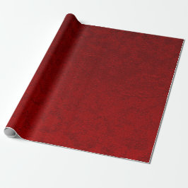 Papel De Presente luxurioso vermelho profundo