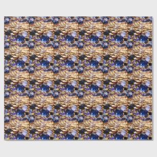Papel De Presente Luxury Fantasy Gemstone Abstrato