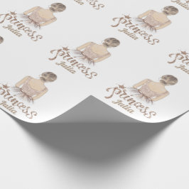 Papel De Presente Luxury Festa de aniversário Beige glitter