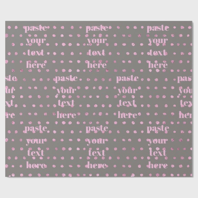 Papel De Presente Luxury glitter dots (Aberto)