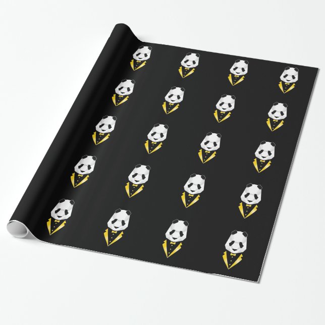 Papel De Presente Luxury Panda (Desenrolado)