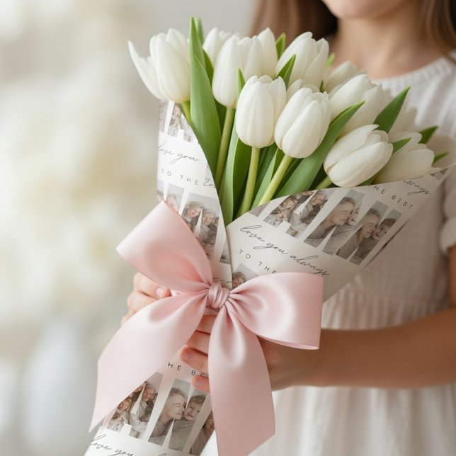 Papel De Presente Luxury Personalized NANA Photo (Criador carregado)