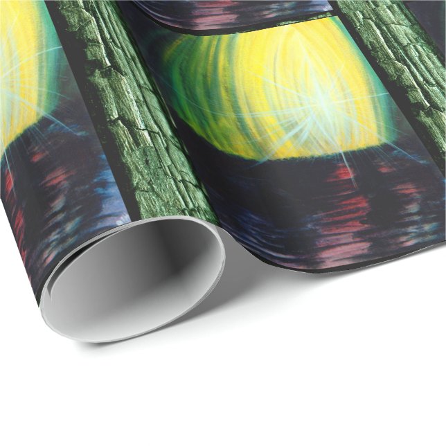 Papel De Presente Luz de Desenho (Ponta do rolo)