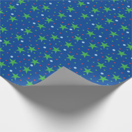 Papel De Presente Luzes das estrelas de natal