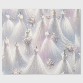 Papel De Presente Luzes De chá de panela De Vestido De Pastel