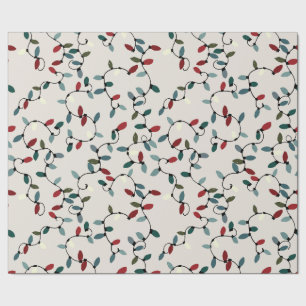 Papel De Presente Luzes de Natal