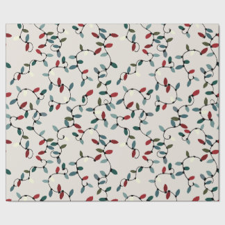 Papel De Presente Luzes de Natal