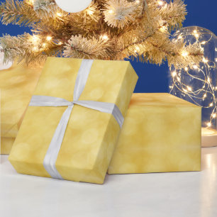 Papel De Presente Luzes de natal ouro brilhantes