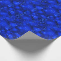 Luzes & flocos de neve, azul - Natal
