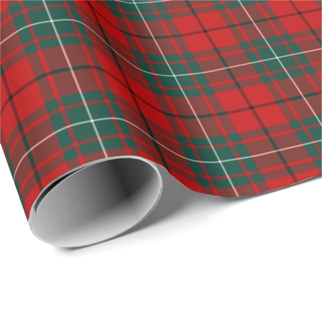 Papel De Presente MacAulay Clan Tartan (Ponta do rolo)