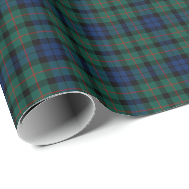 Papel De Presente MacCallum Clan Tartan (Ponta do rolo)