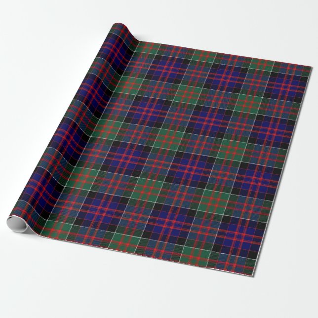 Papel De Presente MacDonald do Clanranald Tartan Wrapping Paper (Desenrolado)