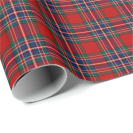 Papel De Presente MacFarlane Red Tartan