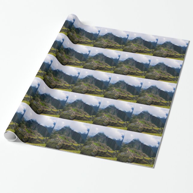 Papel De Presente Machu Picchu, Peru (Desenrolado)
