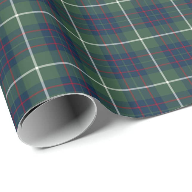 Papel De Presente MacIntyre Clan Hunting Tartan (Ponta do rolo)