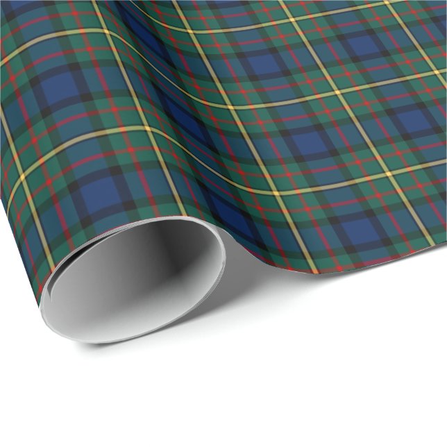 Papel De Presente MacLaren Clan Tartan (Ponta do rolo)