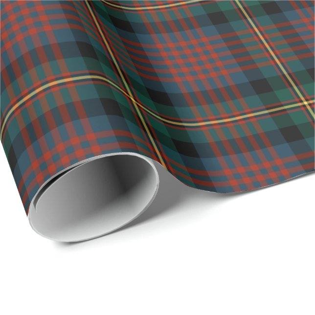 Papel De Presente MacLennan Clan Tartan (Ponta do rolo)